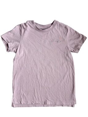 Little Bipsy Beautiful Tee Girls 4-5T Mauve Cotton T Shirt